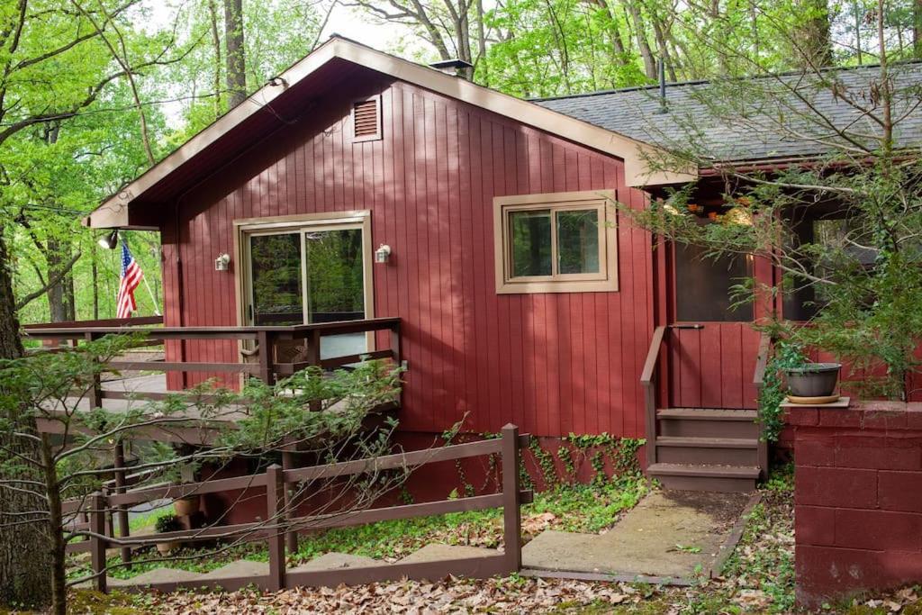 Modern Cabin With Hot Tub Grill Lake Beach Wineries Hiking Fishing And Hershey Park Family And Pet Friendly Superhosts On Ab&B Mount Gretna Bagian luar foto